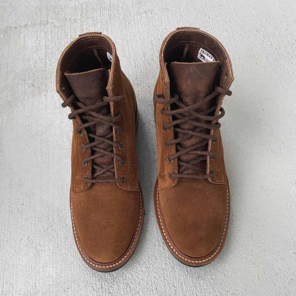 Truman Boot Men's Tobacco Reverse Chamois  Leather - Size 9D